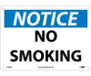 Notice: No Smoking - 10X14 - Rigid Plastic - N166RB
