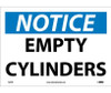 Notice: Empty Cylinders - 10X14 - PS Vinyl - N24PB