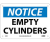 Notice: Empty Cylinders - 7X10 - Rigid Plastic - N24R