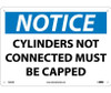 Notice: Cylinders Not Connected Must Be Capped - 10X14 - .040 Alum - N254AB