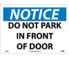 Notice: Do Not Park In Front Of Door - 10X14 - PS Vinyl - N258PB