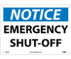 Notice: Emergency Shut-Off - 10X14 - .040 Alum - N267AB