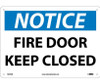 Notice: Fire Door Keep Closed - 10X14 - .040 Alum - N273AB