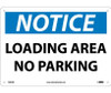 Notice: Loading Area No Parking - 10X14 - .040 Alum - N294AB