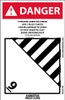 Label - Danger: Contains Asbestos Fibers Avoid Creating Dust - Cancer And Lung Disease Hazard Asbestos Na2210 - 4X6 - PS Paper - 500/Rl - NA2210AL