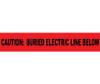 Non-Detectable Underground Tape - Caution Buried Electric Line Below - 3"X1000' - ND3 YE