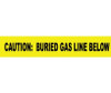 Non-Detectable Underground Tape - Caution Buried Gas Line Below - 3"X1000' - ND3 YG