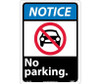 Notice: No Parking - 14X10 - Rigid Plastic - NGA19RB