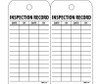 Tags - Inspection Record - 6X3 - Polytag - Box Of 100 - RPT112ST100