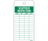 Tags - Scaffold Inspection - 6X3 - Unrip Vinyl - Pack of 25 - RPT167