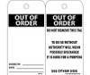 Tags - Out Of Order - 6X3 - Unrip Vinyl - Pack of 25 - RPT24