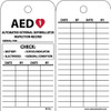 Tags - Aed Inspection Record - 6 X 3 - Unrip Vinyl - Pack of 25 - RPT43