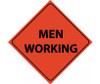 Traffic - Men Working - 48X48 - Roll Up Sign - Reflective Vinyl Material - RUR4