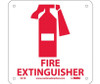 Fire Extinguisher (W/ Graphic) - 7X7 - Rigid Plastic - S21R