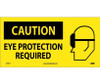 Caution: Eye Protection Required (W/ Graphic) - 7X17 - PS Vinyl - SA101P