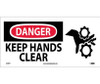 Danger: Keep Hands Clear - (W/Graphic) - 7X17 - PS Vinyl - SA197P