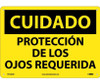 Cuidado - Proteccion De Los Ojos Requerida - 10X14 - .040 Alum - SPC485AB