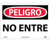 Peligro - No Entre - 10X14 - .040 Alum - SPD104AB