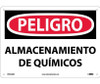 Peligro - Almacenamiento De Quimicos - 10X14 - .040 Alum - SPD239AB