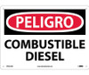 Peligro - Conbustible Diesel - 10X14 - .040 Alum - SPD427AB