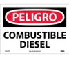 Peligro - Combustible Diesel - 10X14 - PS Vinyl - SPD427PB