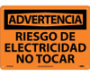 Advertencia - Riesgo De Electricidad No Tocar - 10X14 - .040 Alum - SPW500AB