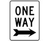 One Way (Right Arrow) - 24X18 - .080 Hip Ref Alum - TM116K