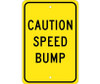 Caution Speed Bump - 18X12 - .080 Egp Ref Alum - TM136J