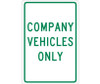 Company Vehicles Only - 18X12 - .040 Alum - TM138G