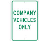 Company Vehicles Only - 18X12 - .063 Alum - TM138H