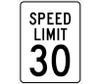 Speed Limit 30 - 24X18 - .080 Egp Ref Alum - TM156J