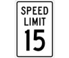 Speed Limit 15 - 18X12 - .040 Alum - TM19G