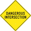 Dangerous Intersection - 24X24 - .080 Hip Ref Alum - TM209K