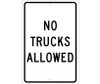 No Trucks Allowed - 18X12 - .080 Hip Ref Alum - TM222K