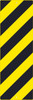 (Right Stripe Yellow Object Marker Graphic) Sign - 12X36 - .080 Hip Ref Alum - TM267K
