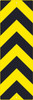 (Center Stripe Yellow Object Marker Graphic) Sign - 12X36 - .080 Hip Ref Alum - TM268K