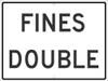 Fines Double Sign - 18X24 -.080 Egp Ref Alum - TM528J