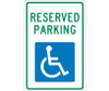 Reserved Parking 18X12 .040 Alum