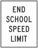 End School Speed Limit Sign - 30X24 - .080 Egp Ref Alum - TM601J