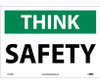 Think - Safety - 10X14 - PS Vinyl - TS134PB