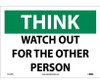 Think - Watch Out For The Other Person - 10X14 - PS Vinyl - TS137PB