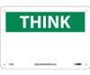 Think - (Heading Only) - 7X10 - Rigid Plastic - TS1R