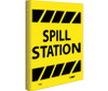 Spill Station - Flanged - 10X8 - Rigid Plastic - TV20