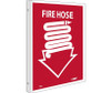 Fire Hose - Flanged - 10X8 - Rigid Plastic - TV8
