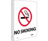 No Smoking - Flanged - 10X8 - Rigid Plastic - TV9