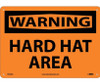 Warning Hard Hat Area 10X14 .040 Alum