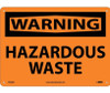 Warning: Hazardous Waste - 10X14 - .040 Alum - W426AB