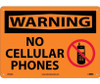 Warning: No Cellular Phones - Graphic - 10X14 - .040 Alum - W456AB