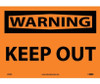 Warning: Keep Out - 10X14 - PS Vinyl - W59PB
