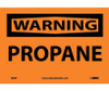 Warning: Propane - 7X10 - PS Vinyl - W84P